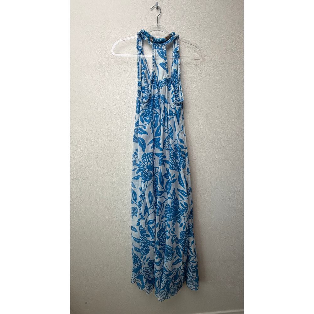 NWT Poupette St Barth Blue Womens S Maxi Dress - Picture 6 of 16